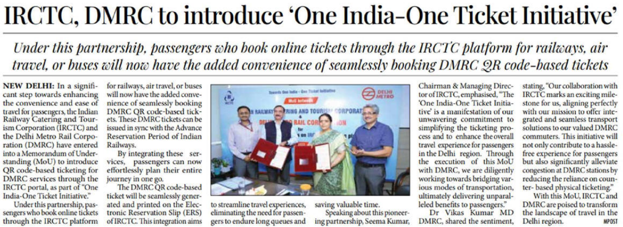 Dmrc Label Irtc Welcome to Delhi Metro Rail Corporation(DMRC) | Official Website